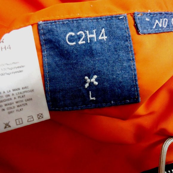 C2H4 "No Chill" Reassembled MA- 1 Jacket Size L! - Picture 8 of 8